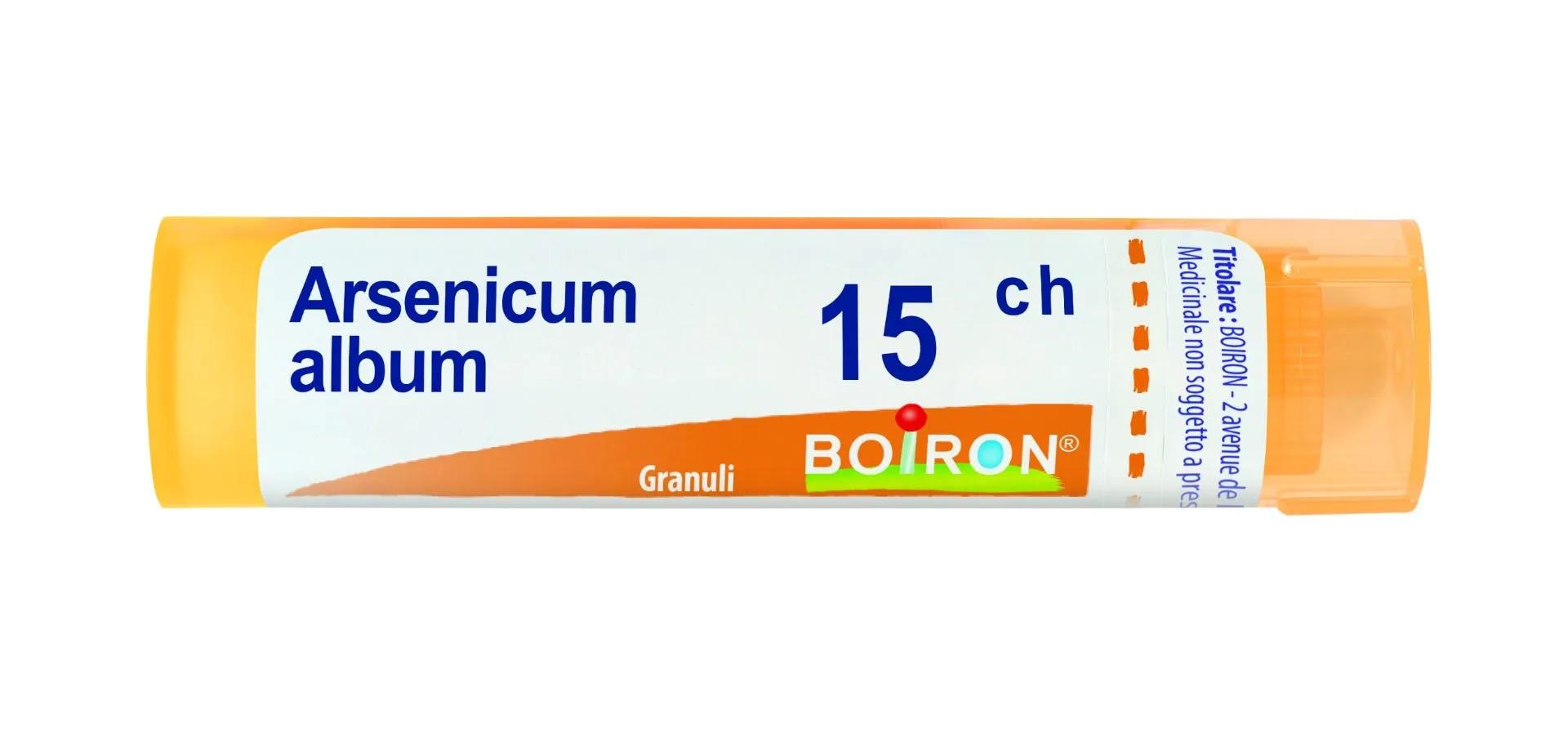 Boiron Arsenicum Album 15CH Granuli Tubo