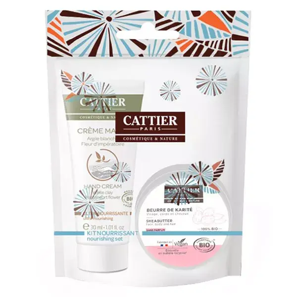 Cattier Nourishing Winter Set Lip Care & Hand Cream