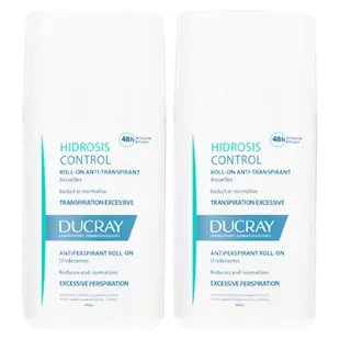 Ducray Hidrosis Control Anti-Sudorazione Roll On Lotto di 2 x 40ml