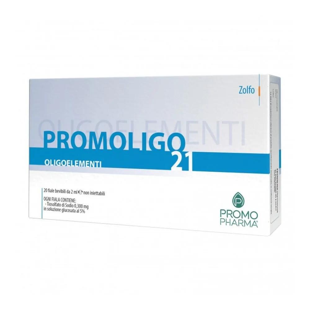 Promoligo 21 Zolfo Oligoelementi 20 Fiale da 2 ml