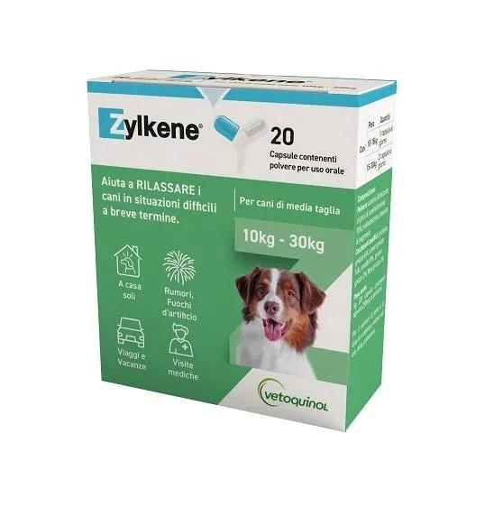 Zylkene 225 mg Integratore Problemi Comportamentali Cani Tra 10-30 Kg 20 Capsule