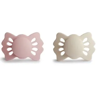 Chupetas de silicone Frigg Lucky Blush/Cream +6m 2 unidades