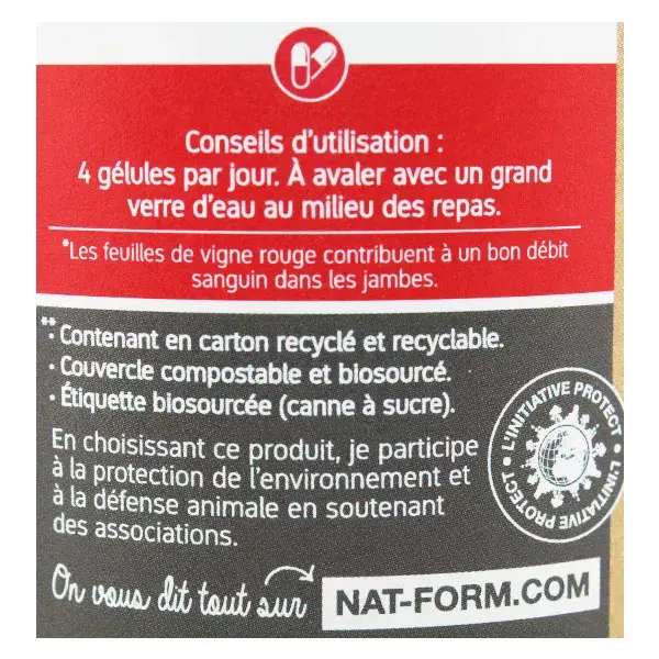 NAT & Form Eco vine red Bio 200 capsules