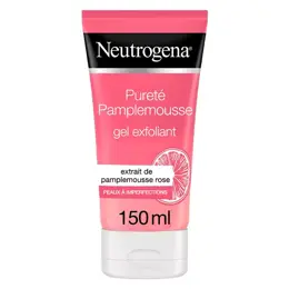 Neutrogena Visibly Clear Gel Nettoyant Exfoliant Pamplemousse Rose 150ml