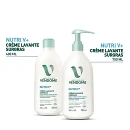 Laboratoires Vendôme - Crème Lavante Surgras NUTRIV+ 750mL