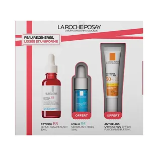 Set siero antirughe La Roche Posay Retinol B3 + (siero Hyalu B5 + fluido Anthelios in omaggio)