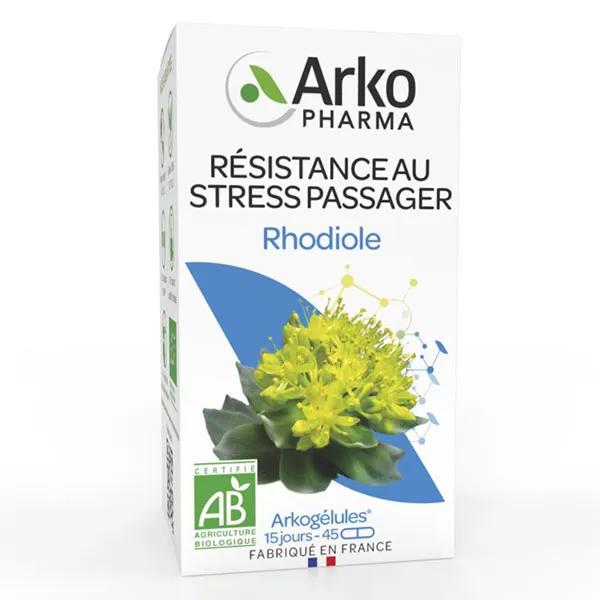 Arkopharma Arkogélules Stress Passager Rhodiole BIO 45 cápsulas