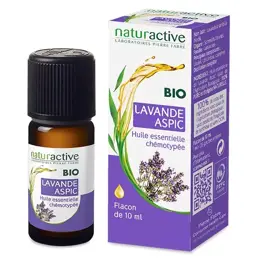 Naturactive Huile Essentielle Bio Lavande Aspic 10ml