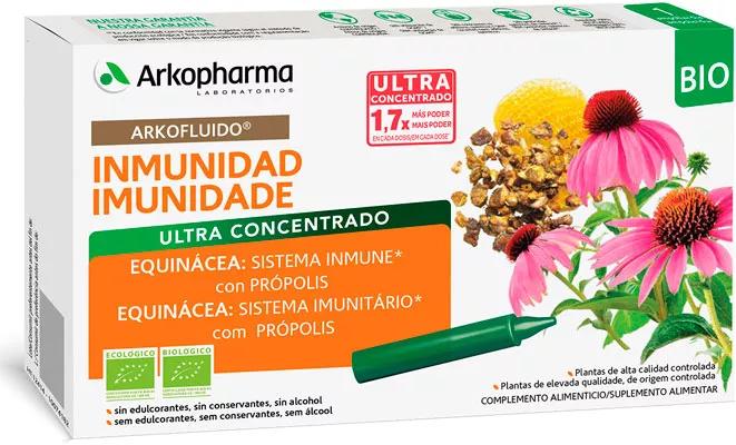 Arkopharma Arkofluido Inmunidad BIO Equinácea + Própolis 10 Ampollas