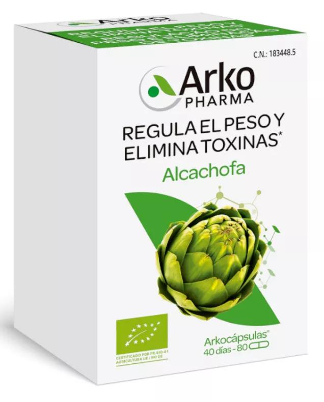 Arkopharma Arkocápsulas Artischocke Bio 80 Kapseln