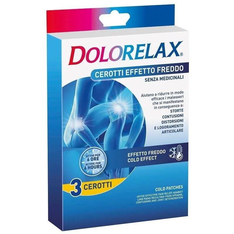 Dolorelax Cerotto Effetto Freddo Per Dolori Muscolari ed Articolari 3 Cerotti