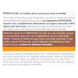 Phytoceutic Proroyal Bio Trésors De La Ruche 20 Amp X 10 Ml