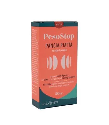 Erba Vita Peso Stop Pancia Piatta Integratore Intestinale 30 Compresse