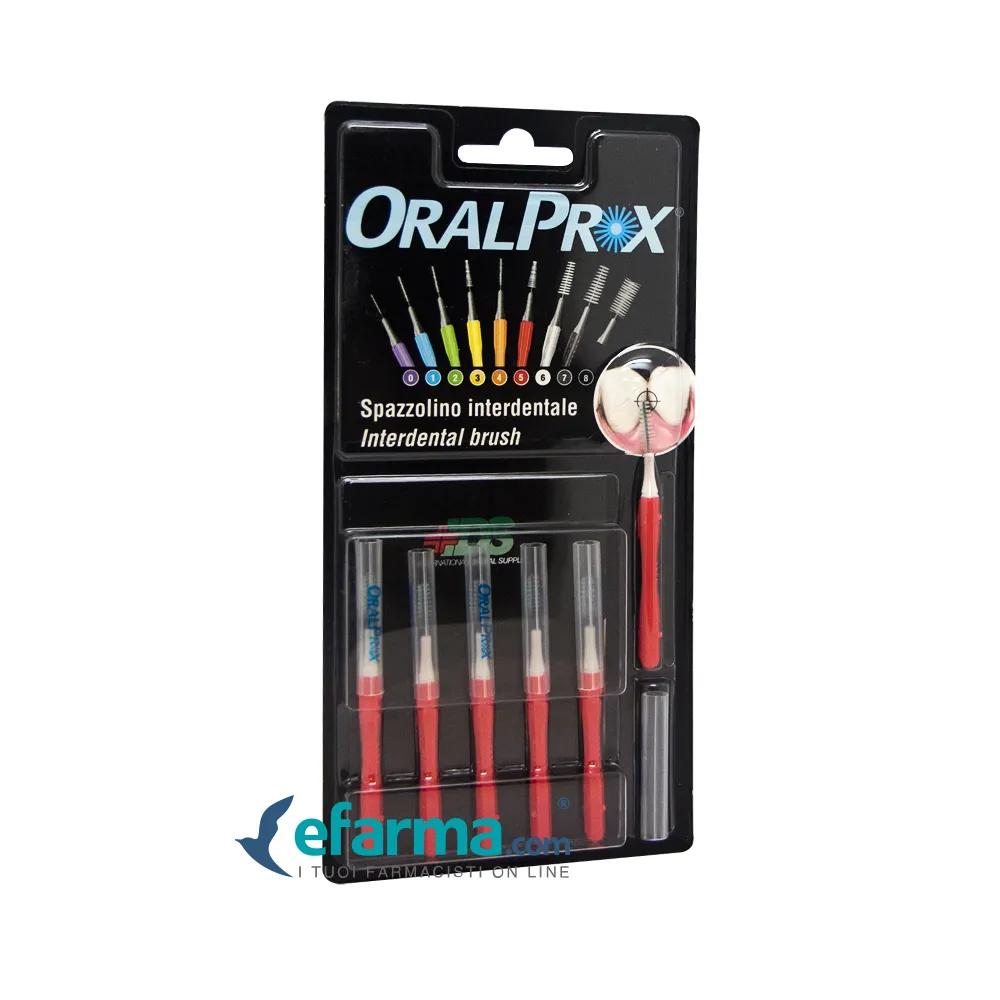 Oralprox Scovolino Interdentale 5 Rosso 6 Pezzi