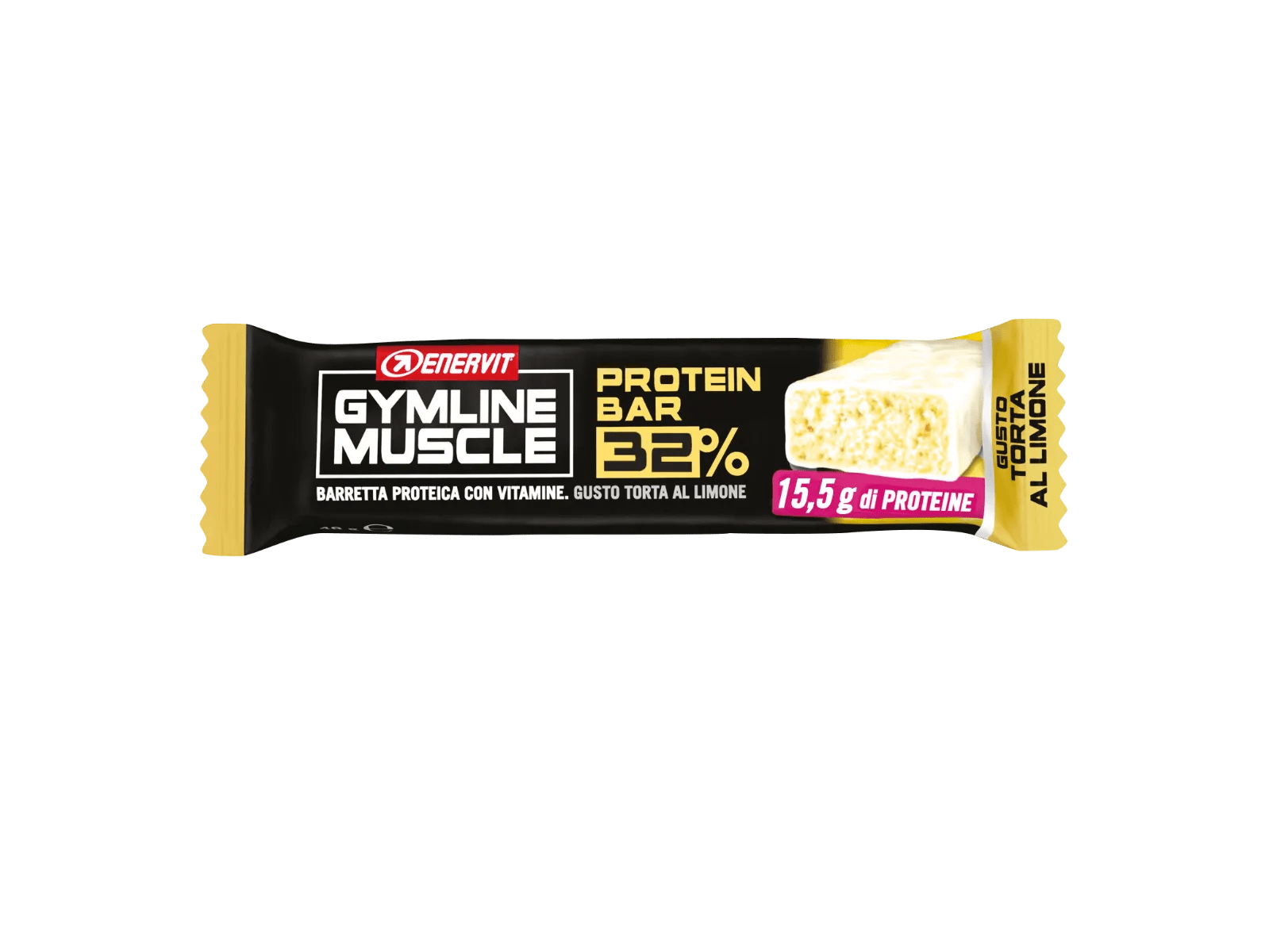 Enervit Gymline Muscle Protein Bar 30% Barretta Proteica Limone 48 g