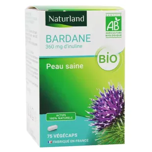 Naturland Bardana Bio 75 capsule vegetali