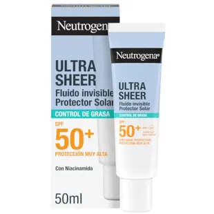 Neutrogena Ultra Sheer Invisible Oil Control Sunscreen SPF50+ 50 ml