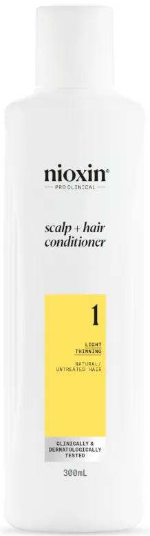 Nioxin 1 Natuurlijke haarconditioner Milde verzwakking 300 ml