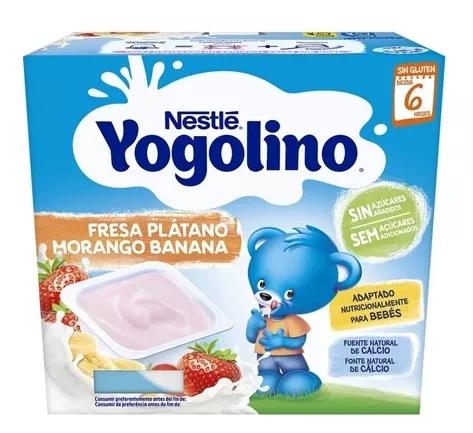 Nestlé Yogolino Morango e Banana +6m 4x100 g