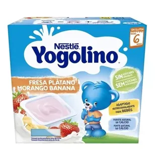 Nestle Yogolino Erdbeere und Banane +6m 4x100 gr