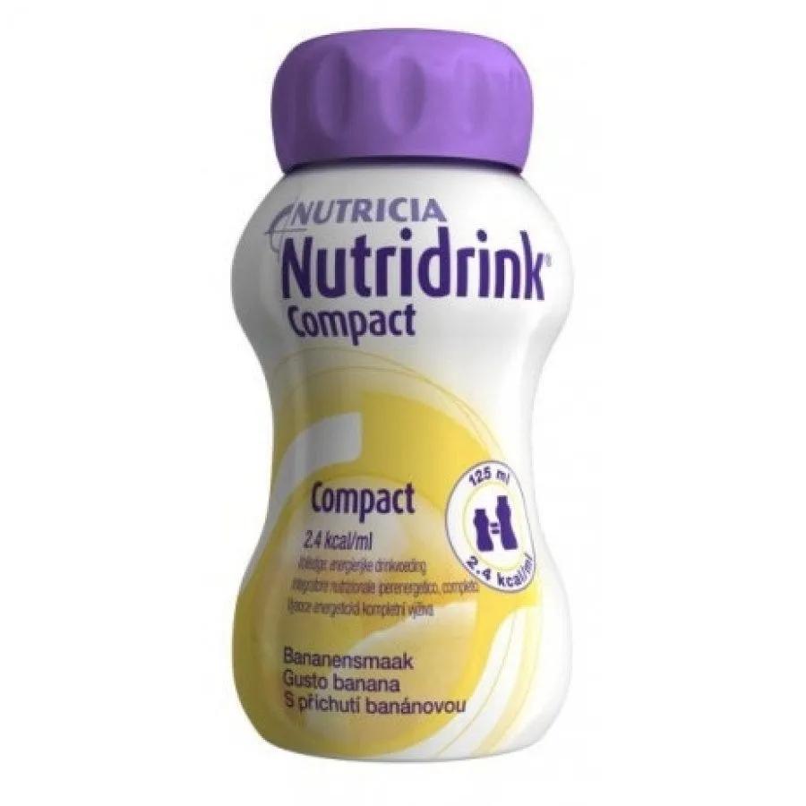 Nutridrink Compact Integratore Nutrizionale Gusto Banana 4x125 ml