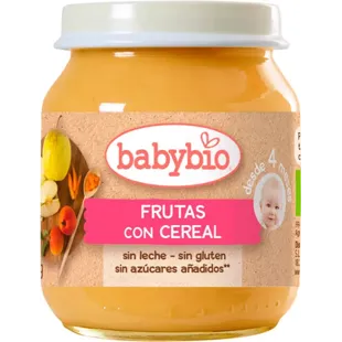 Babybio Jar Fruits with Cereals +4m 130 gr