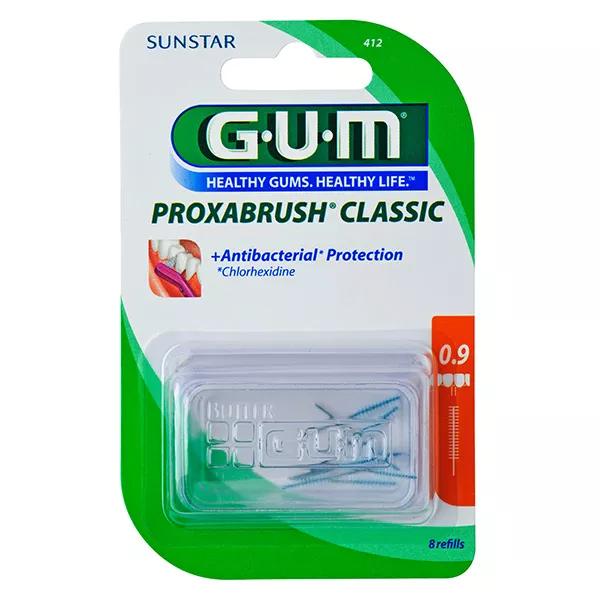Gum cepillos interdental clsico recambios 0.9mm ref 412