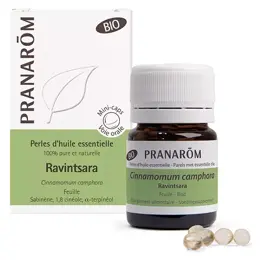 Pranarom Perles d'Huile Essentielle Ravintsara Bio 60 unités