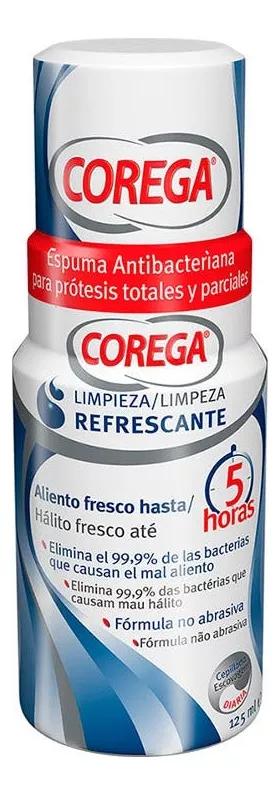 Corega Limpeza Refrescante 125 ml Espuma