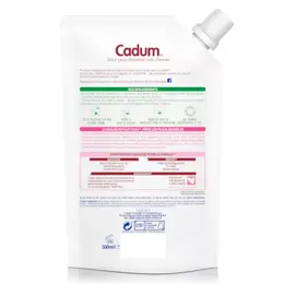 Cadum Dermo-Respect Gel Douche Huile d'Amandes Douces Peau Adoucie Recharge 500ml