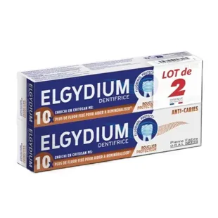 Dentifricio Elgydium Duo Caries Protection - 2x75ml