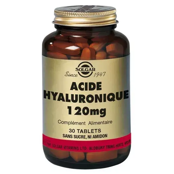 Solgar Collagène Acide Hyaluronique Complexe 30 comprimés