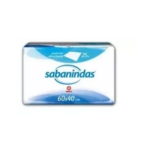 Indas Sabanindas Pequeño Extra 60x40 25 uds