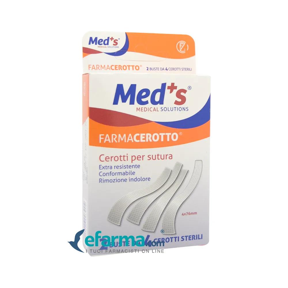 Med's Cerotti Sutura Cutanea Piccole Ferite 4 x 76 mm