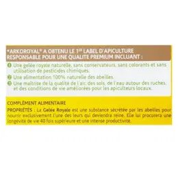 Arkopharma Arkoroyal Trésor de la Ruche Gelée Royale 1000mg Bio 20 ampoules