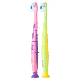 Elmex Brosse à Dents Enfant 3-6 ans Lot de 2