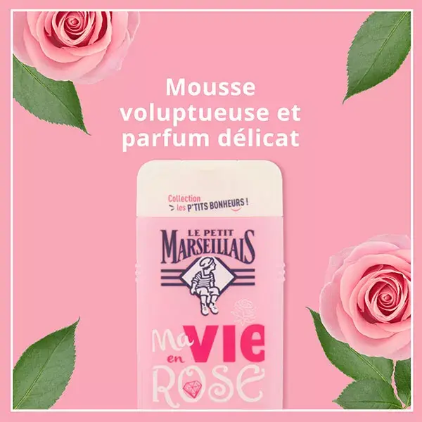 Le Petit Marseillais Les P'tits Bonheurs Doccia Crema Ma Vie En Rose 250ml