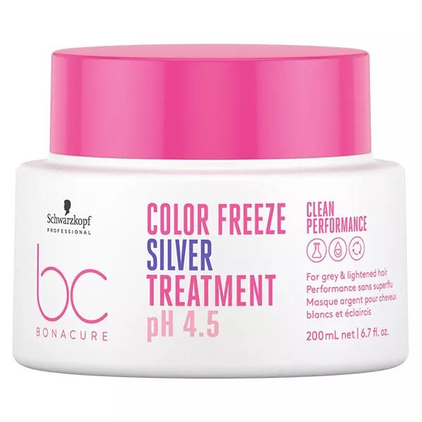 Mascarilla Schwarzkopf Professional BC Bonacure pH 4.5 Color Freeze Plateada 200 ml