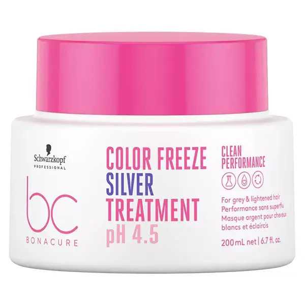 Schwarzkopf Professional BC Bonacure pH 4.5 Color Freeze Masque Argent 200ml