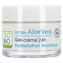 So'Bio Étic Hydra Aloe Vera Gel-Crème Hydratation Fraîcheur Bio 24h 50ml