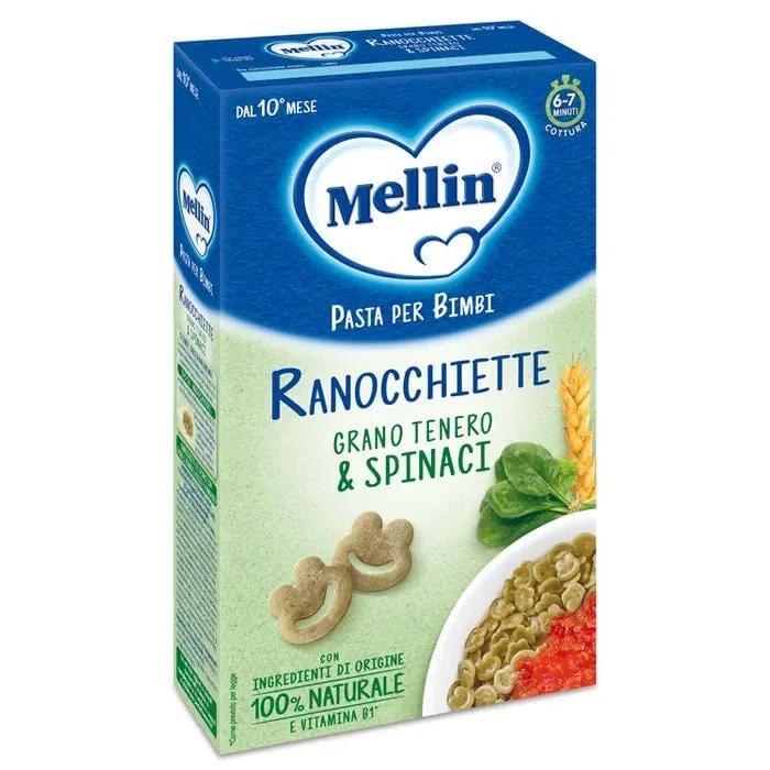 Mellin Pasta Ranocchiette con Spinaci, dal 10° mese, Ingredienti di origine 100% Naturale, 280g