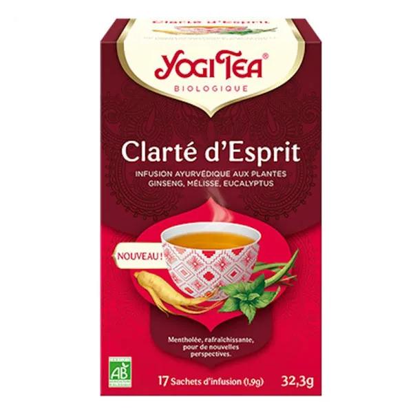 Yogi Tea Infusion Clarté d'esprit 17 sachets