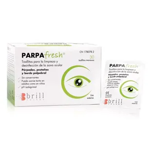 Parpafresh Limpeza de Pálpebras e Cílios 30 Toalhetes