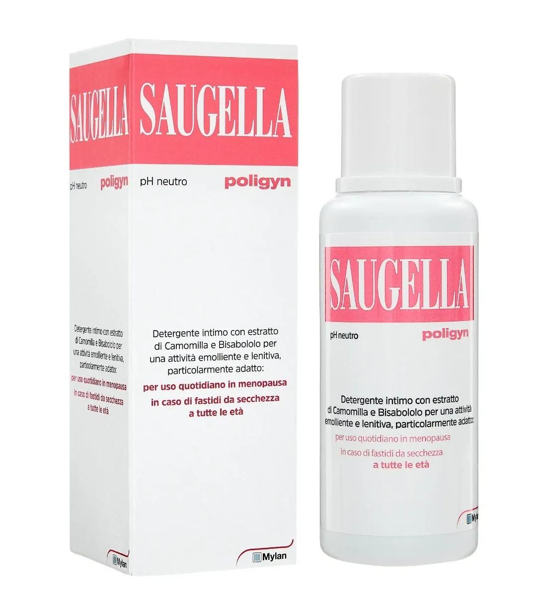 Saugella Poligyn Detergente Intimo Donna pH Neutro 250 ml