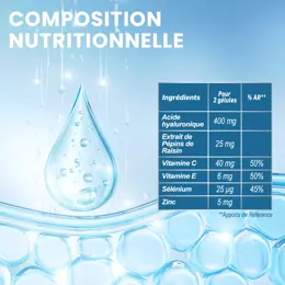Santarome - Sublime peau hyaluronique - hydratation - 30 Gelules
