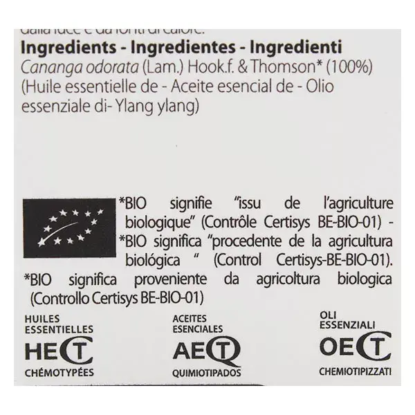 Pranarom Huile Essentielle Bio Ylang-Ylang Totum 5 ml