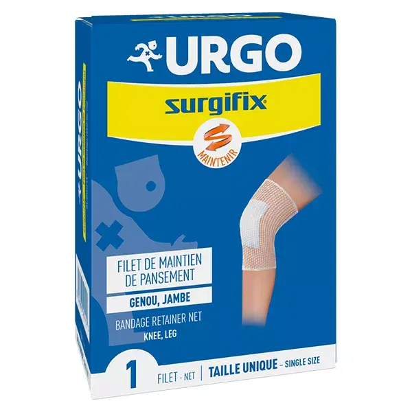 Urgo Surgifix manteniendo la rodilla de la pierna de red NET 1