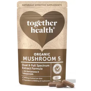 Together Health Complex of 5 Organic Mushrooms 60 Capsules
