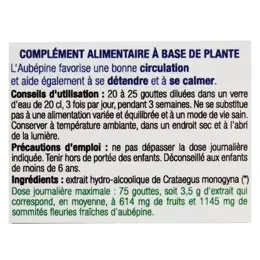 Ladrôme Extraits de Plantes Fraîches Bio Aubépine 50ml