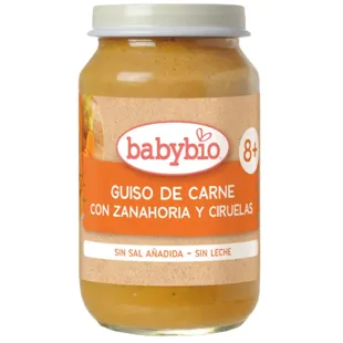 Babybio Jar of Meat Stew with Carrot and Plums +8m 200 gr